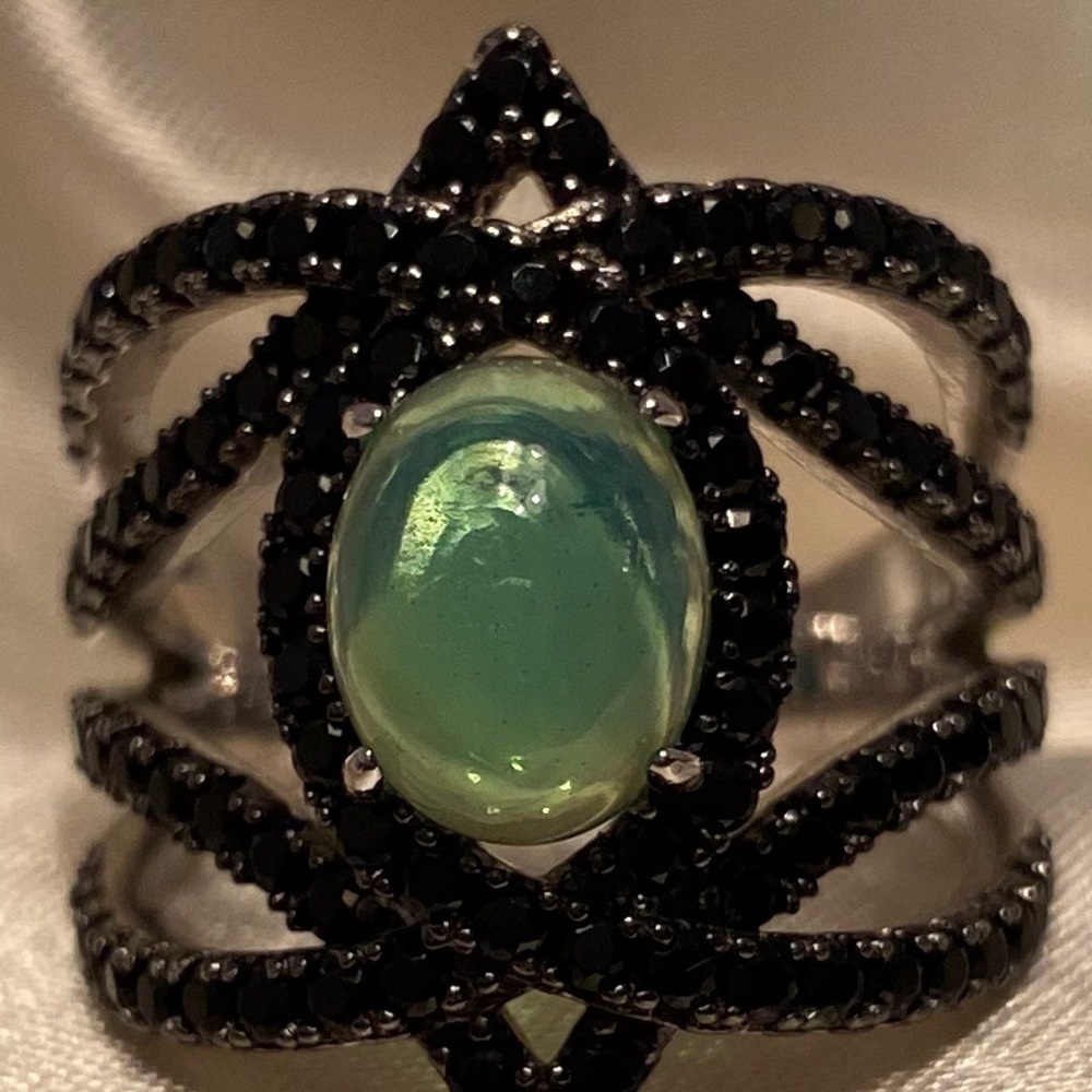 Dual gemstone ring